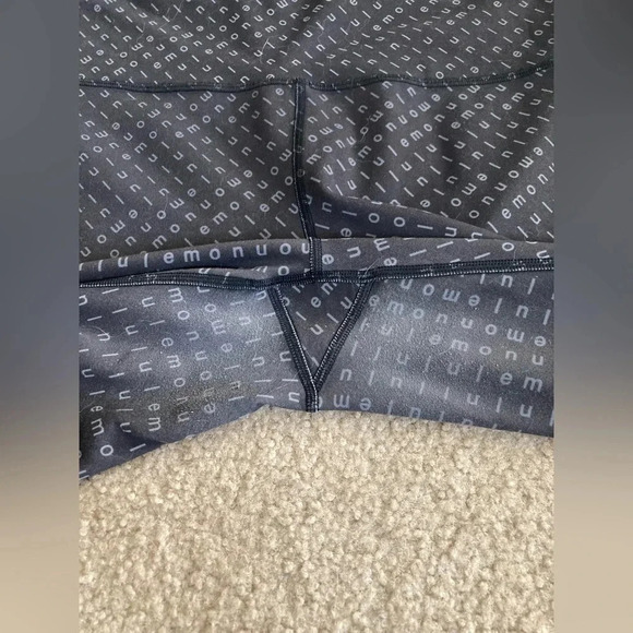 Lululemon Wunder Train High-Rise Tight 25" Mirrorify Black Multi Size 14 - Picture 4 of 6